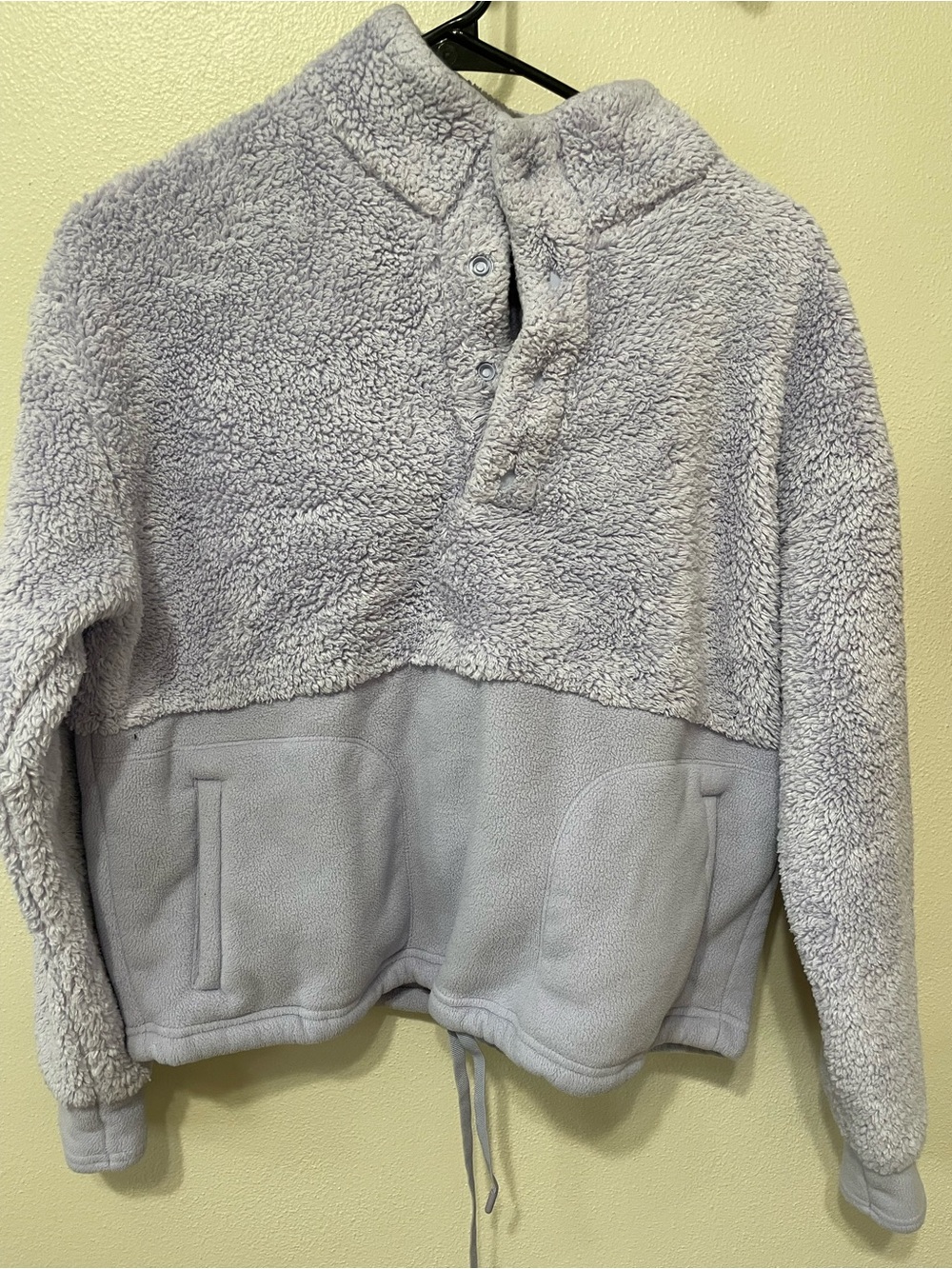 all in motion Lavender Plush Sherpa Pullover